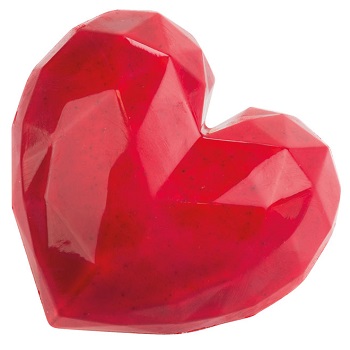 Martellato Diamond Heart Polycarbonate Chocolate Mould